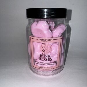 Hopificio Firenze Soap Women 14.46oz Pink Roses Triple Milled Italian Rose Shape